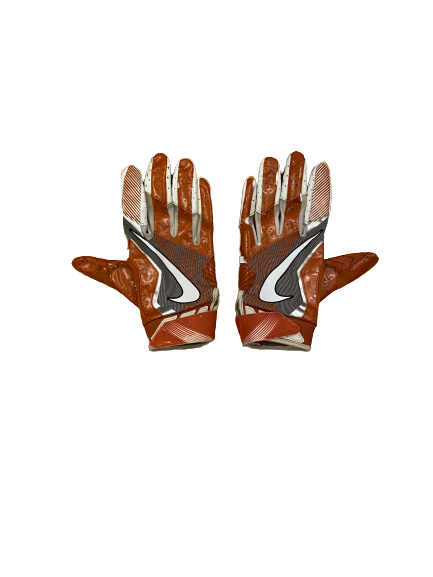 Tim Yoder Texas Player Exclusive Football Gloves (Size M)