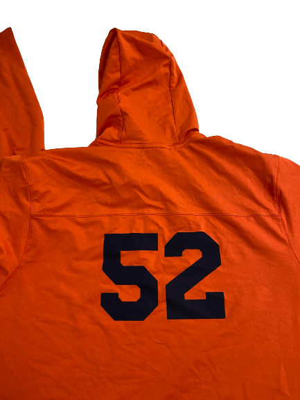 Carlos Vettorello Syracuse Football Player-Exclusive Pre-Game Performance Hoodie With 