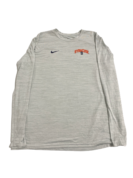 Carlos Vettorello Syracuse Football Team-Issued Long Sleeve Shirt (Size XXLT)