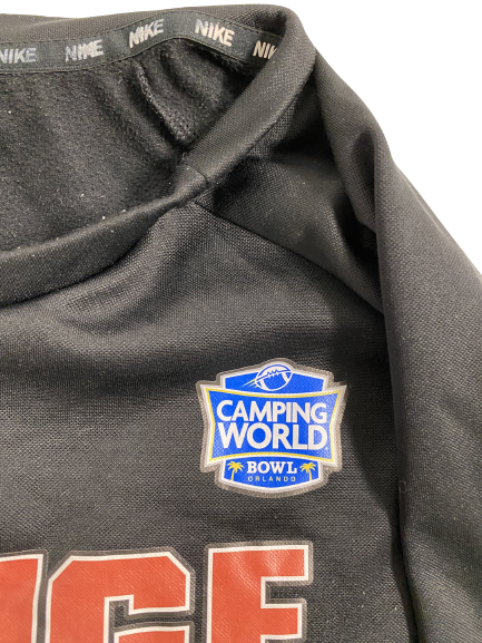 Carlos Vettorello Syracuse Football Player-Exclusive Camping World Bowl Game Crewneck Sweatshirt (Size XXL)