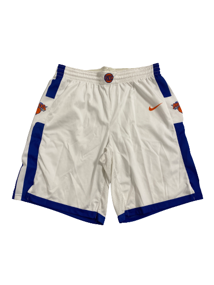 Micah Potter New York Knicks Summer League Game-Worn Shorts (Size XLT)