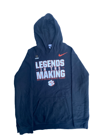 Xavier Kelly Clemson Football Team Issued College Football Playoff Sweatshirt (Size 2XL)