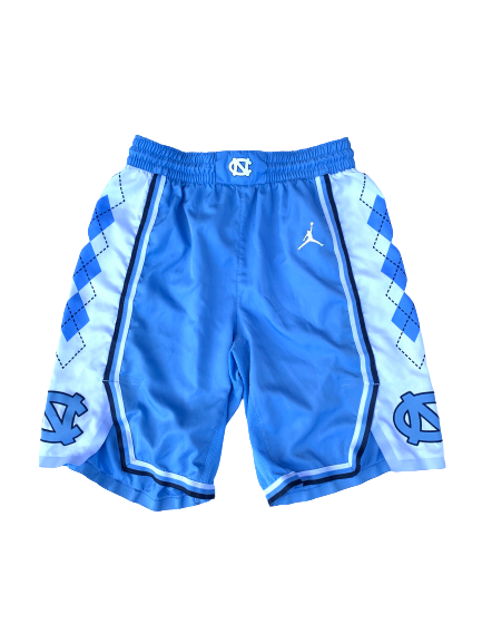 Christian Keeling North Carolina Basketball 2019-2020 Season Game-Worn Shorts (Size 34)(Photo Matched)