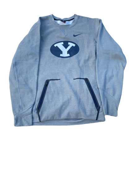 Dayan Lake Nike BYU Crewneck Long Sleeve