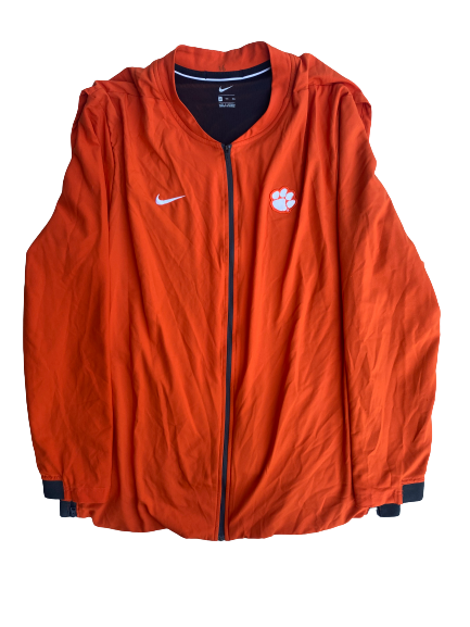 Xavier Kelly Clemson Football Team Issued Zip Up Jacket (Size 2XL)