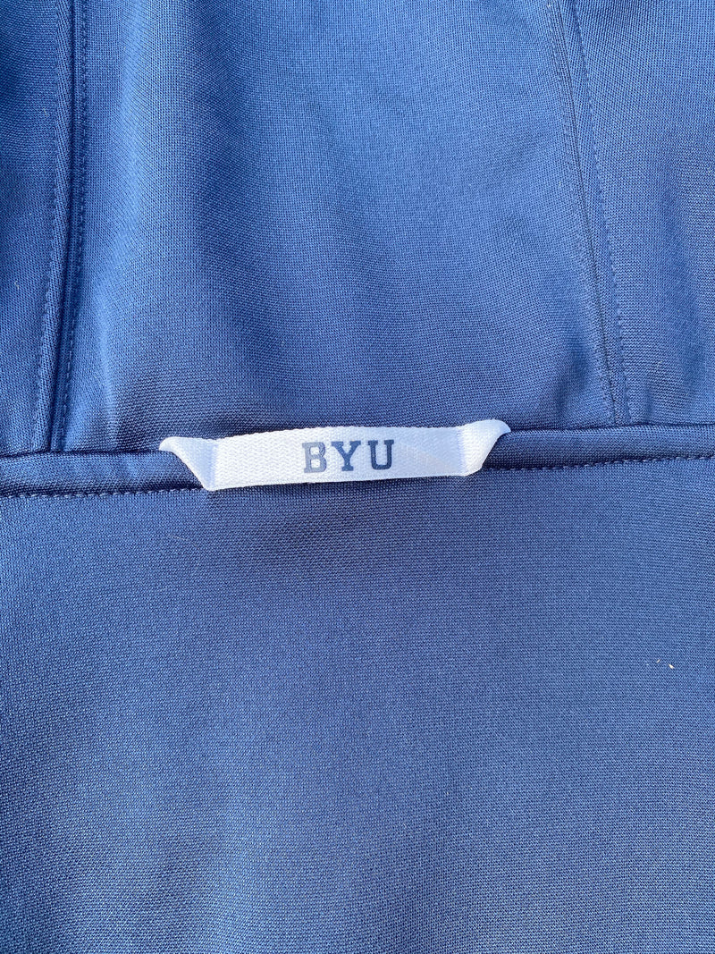 Dayan Lake Team Issued Nike BYU Short-Sleeve Hooded Sweatshirt