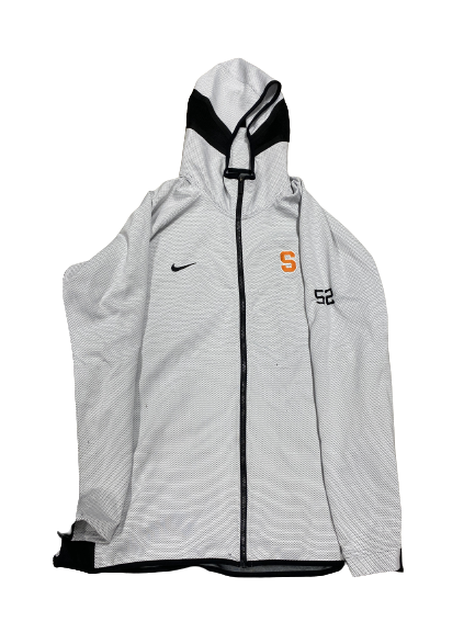 Carlos Vettorello Syracuse Football Player-Exclusive Performance Zip-Up Jacket With 