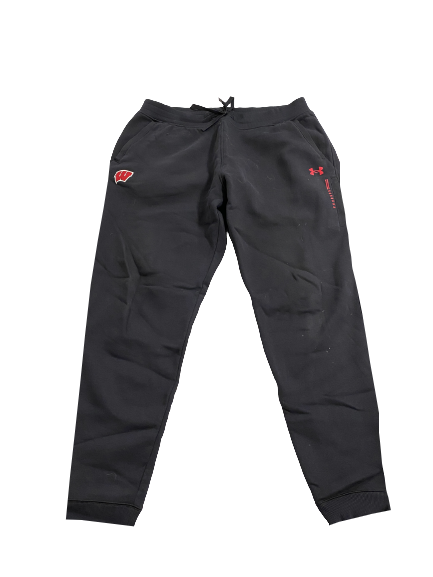 Micah Potter Wisconsin Basketball Team-Issued Sweatpants (Size XXLT)