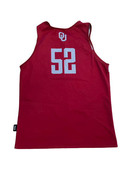 Kur Kuath Oklahoma Basketball Team Exclusive Reversible Practice Jersey (Size L)