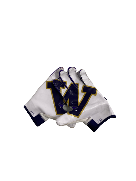 Jordan Perryman Washington Football Player-Exclusive Gloves (Size XL)