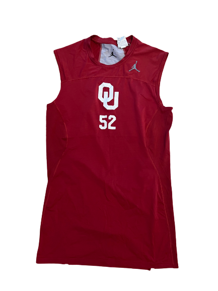 Kur Kuath Oklahoma Basketball Team Exclusive Workout Tank with Number (Size XLT)