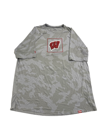 Micah Potter Wisconsin Basketball Team-Issued T-Shirt (Size XL)