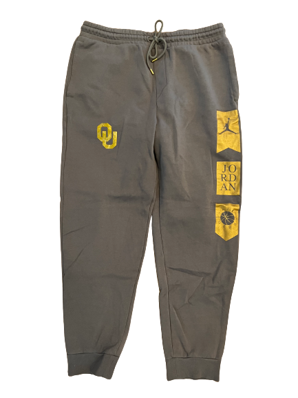 Kur Kuath Oklahoma Basketball Team Exclusive Sweatpants (Size L) - RARE