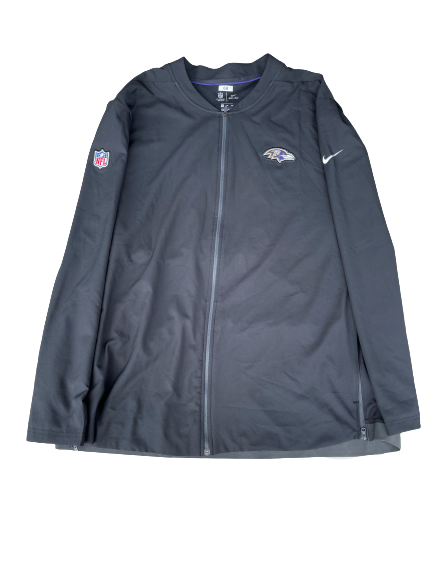 Matt Skura Baltimore Ravens Team Issued Travel Jacket (Size 3XL)