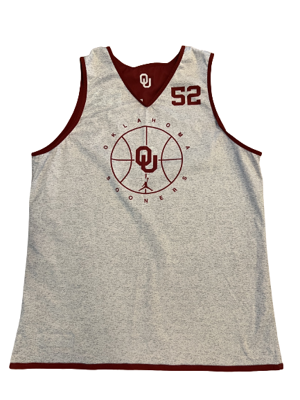 Kur Kuath Oklahoma Basketball Team Exclusive Reversible Practice Jersey (Size XL)
