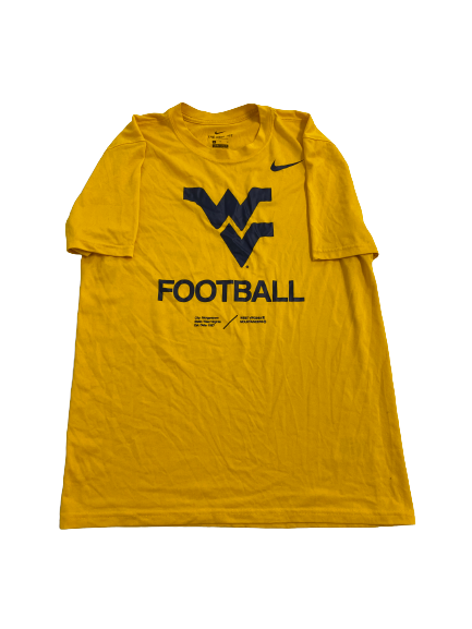 Rashad Ajayi West Virginia Football Team Issued T-Shirt (Size M)