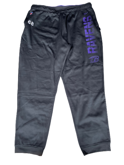 Matt Skura Baltimore Ravens Team Issued Sweatpants (Size 3XL)