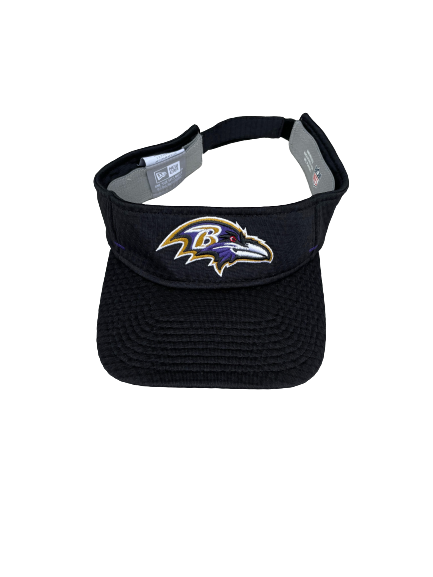 Matt Skura Baltimore Ravens Team Issued Visor Hat