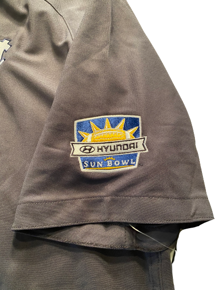 Myles Wolfolk North Carolina Player Exclusive Sun Bowl Polo Shirt (Size L)