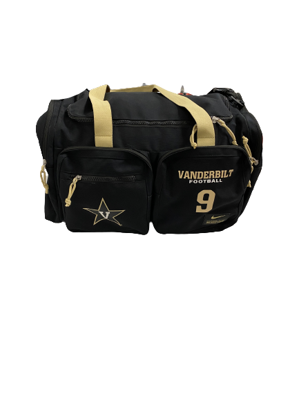 Daevion Davis Vanderbilt Football Player-Exclusive Duffel Bag With Number