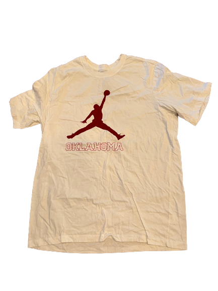 Kur Kuath Oklahoma Basketball Team Issued Workout Shirt (Size XLT)