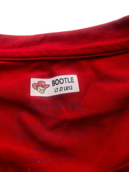 Dicaprio Bootle Nebraska Football T-Shirt (Size L)