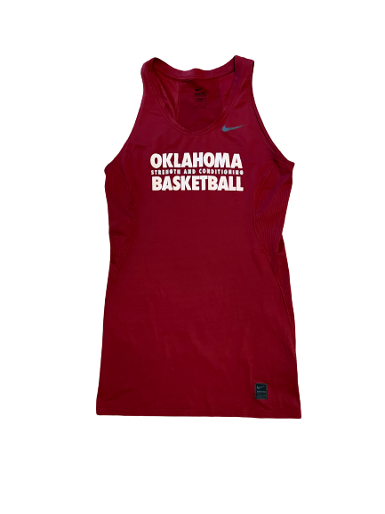 Kur Kuath Oklahoma Basketball Team Exclusive "Strength & Conditioning" Workout Tank (Size LT)