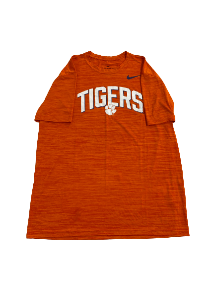 Devin Foster Clemson Basketball Team-Issued T-Shirt (Size L)