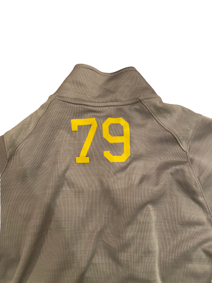 Greg Robinson Michigan Football Zip-Up Jacket With Number (Size XXXL)