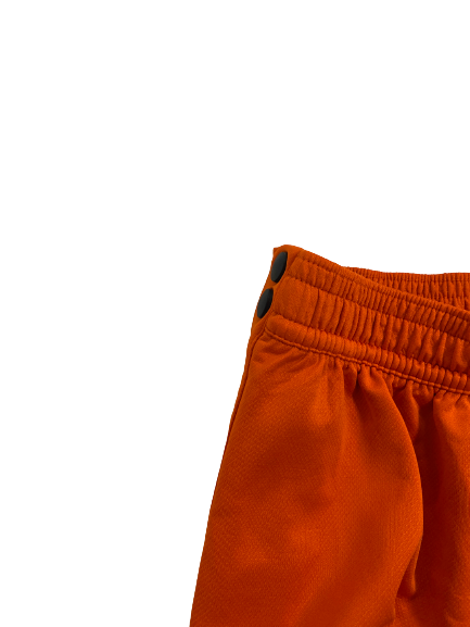 Devin Foster Clemson Basketball Player-Exclusive Pre-Game Warm-Up Snap-Off Sweatpants (Size L)
