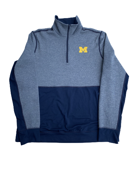 Maegan McCarthy Michigan Team Issued Quarter-Zip Pullover (Size L/XL)