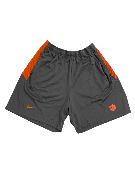 Devin Foster Clemson Basketball Team-Issued Shorts (Size L)