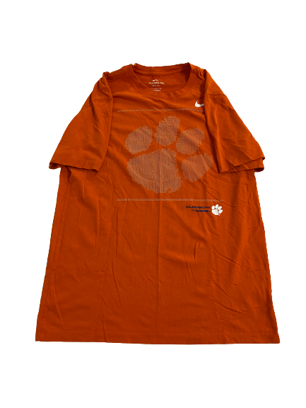 Devin Foster Clemson Basketball Team-Issued T-Shirt (Size L)