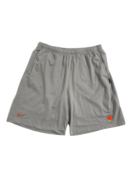 Devin Foster Clemson Basketball Team-Issued Shorts (Size L)