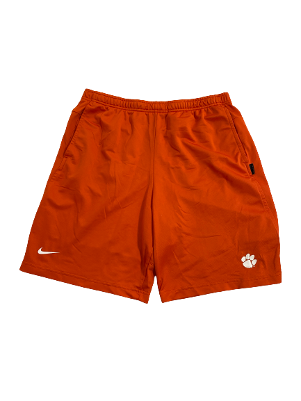 Devin Foster Clemson Basketball Team-Issued Shorts (Size L)