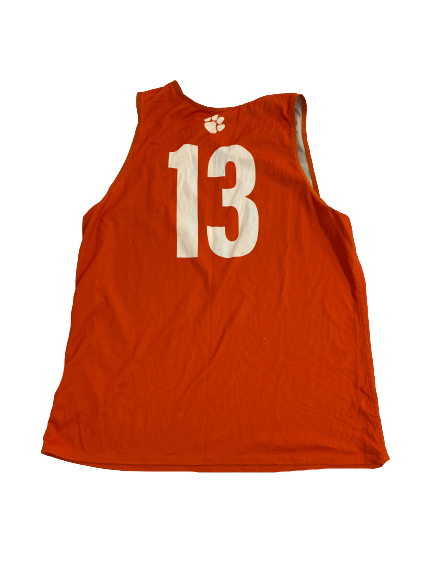 Devin Foster Clemson Basketball Player-Exclusive Practice Jersey (Size L)