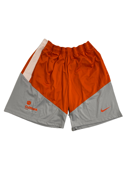 Devin Foster Clemson Basketball Team-Issued Shorts (Size L)