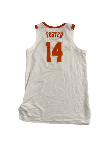 Devin Foster Clemson Basketball 2021-2022 Season Game-Worn Jersey (Size 46)