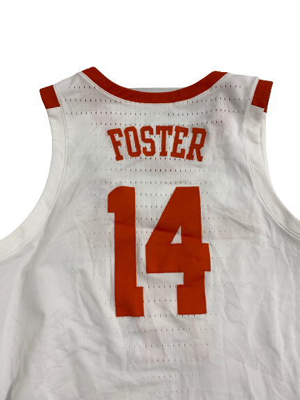 Devin Foster Clemson Basketball 2021-2022 Season Game-Worn Jersey (Size 46)