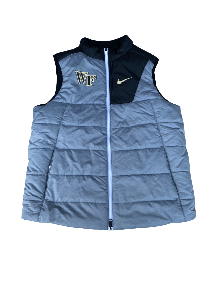 Alex Bachman Wake Forest Football Bubble Vest (Size L)