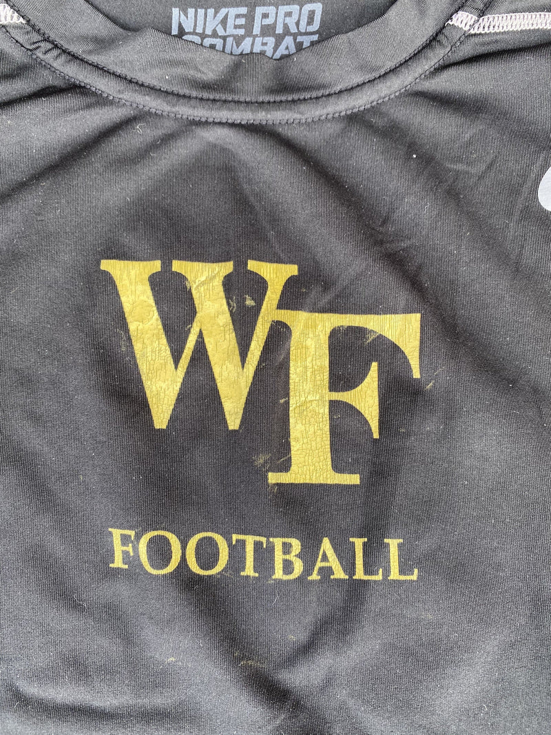 Alex Bachman Wake Forest Football Fitted Compression T-Shirt (Size L)