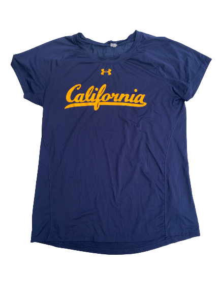 Lot of (2) Toni-Ann Williams Cal Gymnastics Short Sleeve Shirts (Size Women&