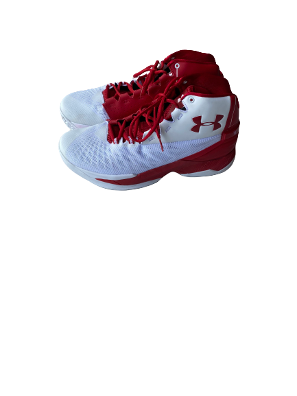 Khalil Iverson Wisconsin Under Armour Game-Worn Shoes