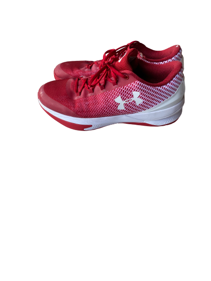 Khalil Iverson Wisconsin Under Armour Team-Issued Sneakers