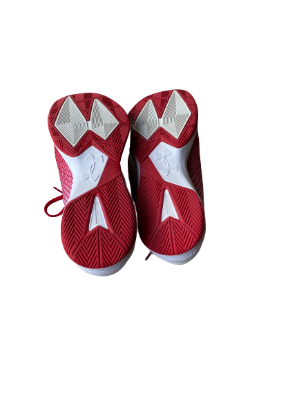 Khalil Iverson Wisconsin Under Armour Team-Issued Sneakers