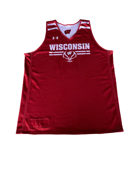 Khalil Iverson Wisconsin Under Armour Reversible Practice Jersey