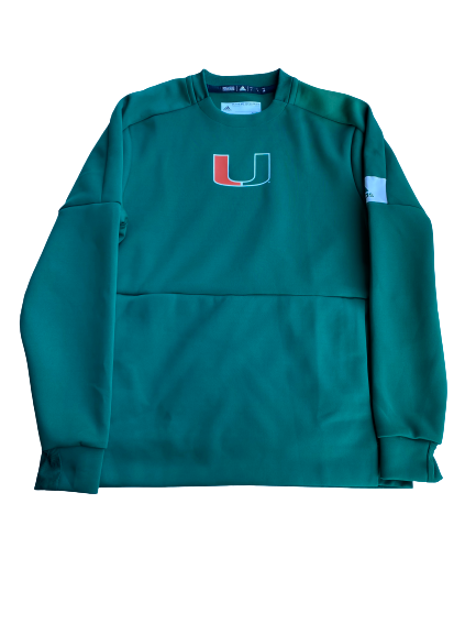 Slade Cecconi Miami Baseball Team Issued Crewneck Sweatshirt (Size L)
