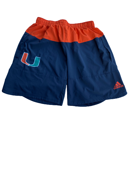 Slade Cecconi Miami Baseball Team Issued Workout Shorts (Size L)