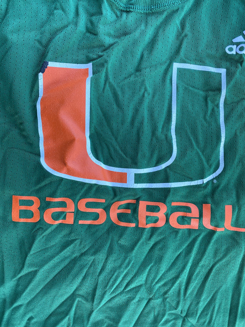Slade Cecconi Miami Baseball Team Issued Workout Shirt (Size L)
