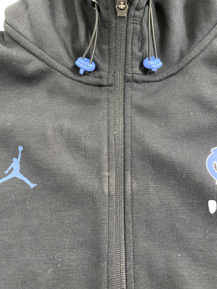 Anthony Harris UNC Basketball Team-Issued Zip-Up Jacket (Size LT)